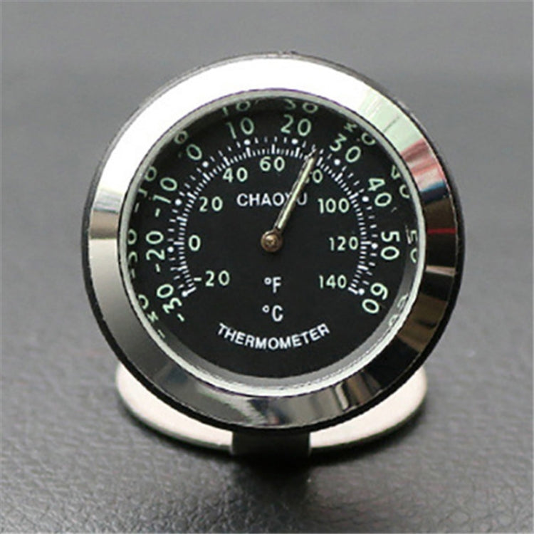 Night Light Car Thermometer Metal Ornaments(Black Thermometer) - Clocks & Car Meters by PMC Jewellery | Online Shopping South Africa | PMC Jewellery | Buy Now Pay Later Mobicred