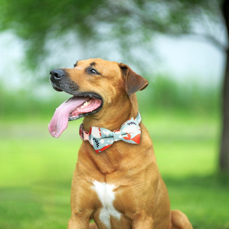 Rose Gold Buckle Pet Detachable Bow Collar, Size: S 1.5x28-40cm(Sweet Pink Girl) - Collars by PMC Jewellery | Online Shopping South Africa | PMC Jewellery