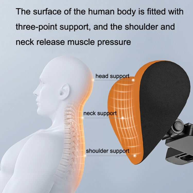 A09 Car Seat Headrest Memory Foam Comfortable Neck Pillow, Style: With Stand  (Coffee) - Seat Accessories by PMC TechLife | Online Shopping South Africa | PMC TechLife | Buy Now Pay Later Mobicred