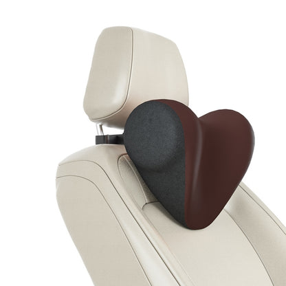 A09 Car Seat Headrest Memory Foam Comfortable Neck Pillow, Style: Without Stand (Coffee) - Seat Accessories by PMC Jewellery | Online Shopping South Africa | PMC Jewellery | Buy Now Pay Later Mobicred