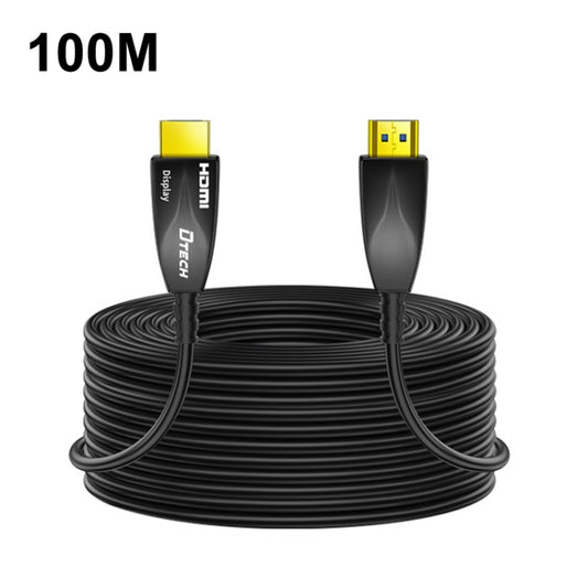 DTECH HDMI 2.0 Version Fiber Optical Line 4K 60Hz Large Screen TV Engineering Wiring, Length: 100m - Cable by DTECH | Online Shopping South Africa | PMC Jewellery | Buy Now Pay Later Mobicred