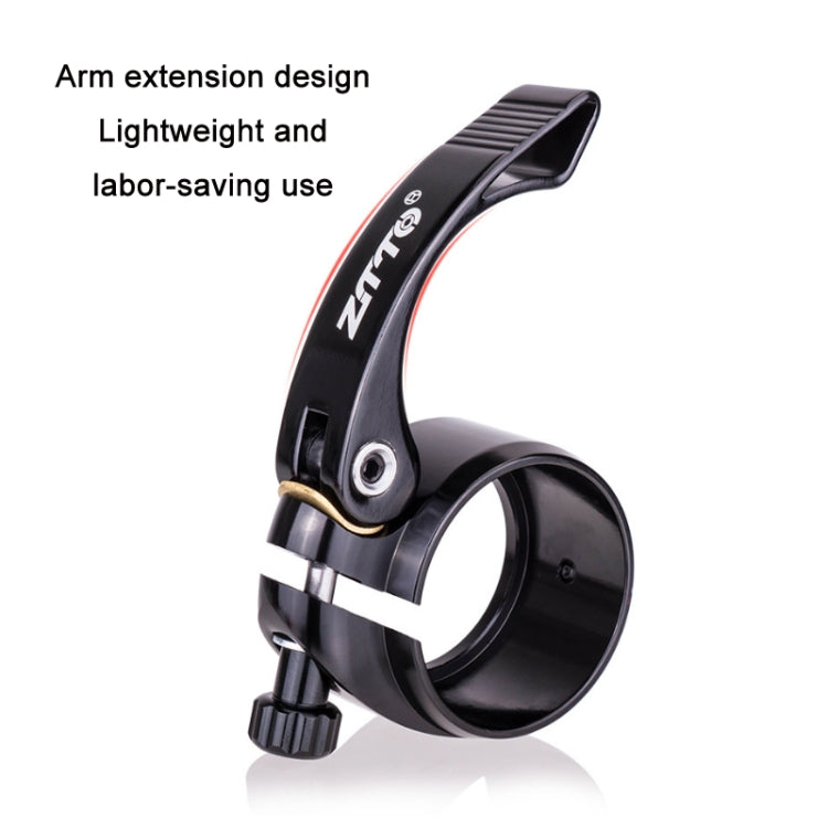 ZTTO Folding Bicycle Seatpost Clamp Retrofit Accessories, Color: 39.8mm (Red) - Pipe clamps by ZTTO | Online Shopping South Africa | PMc TechLife | Buy Now Pay Later Mobicred