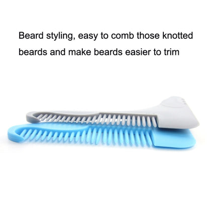 5PCS Beard -Shaped Template Comb Beard Shaped Comb Color Random Delivery, Style: L Shape - Combs by PMC Jewellery | Online Shopping South Africa | PMC Jewellery