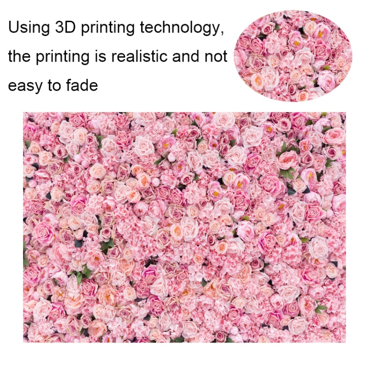 2.1m X 1.5m Pink Rose Wall Background Festive Party Photography Cloth - Valentines Day by PMC Jewellery | Online Shopping South Africa | PMC Jewellery