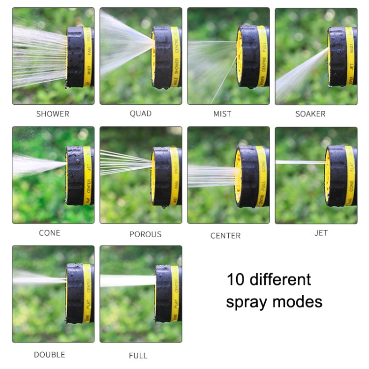 10 Functional Watering Sprinkler Head Household Water Pipe, Style: D6+4 Connector+10m 4-point Tube - Watering & Irrigation by PMC Jewellery | Online Shopping South Africa | PMC Jewellery | Buy Now Pay Later Mobicred