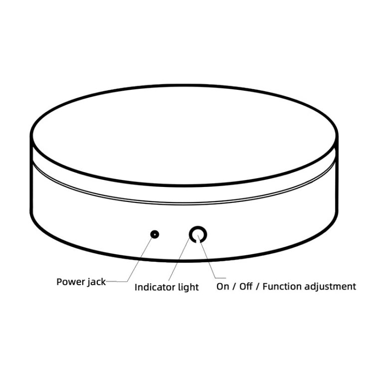 Electric Rotating Display Stand Electric Turntable, Specifications: Chinese Plug(White) -  by PMC TechLife | Online Shopping South Africa | PMC TechLife | Buy Now Pay Later Mobicred