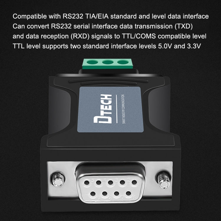 DTECH DT-9005 Without Power Supply RS232 To TTL Serial Port Module, Interface: 3.3V Module - free shipping - PMC TechLife - Order now!