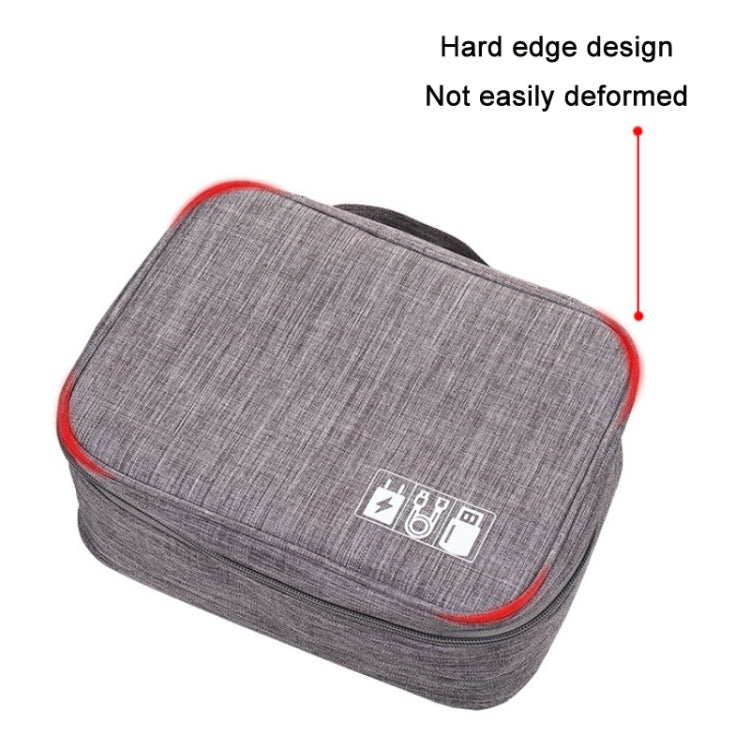 Multifunctional Cationic Digital U Disk Data Cable Storage Bag(Blue) - Other by PMC TechLife | Online Shopping South Africa | PMC TechLife | Buy Now Pay Later Mobicred