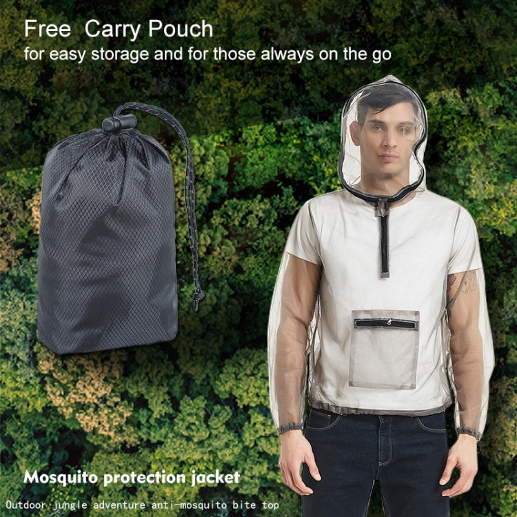 Jungle Expedition Breathable Insect-proof Jacket With Hood Anti-bite Mesh Gauze Cloth, Size: XXL - Anti-mosquito Clothing by PMC Jewellery | Online Shopping South Africa | PMC Jewellery | Buy Now Pay Later Mobicred