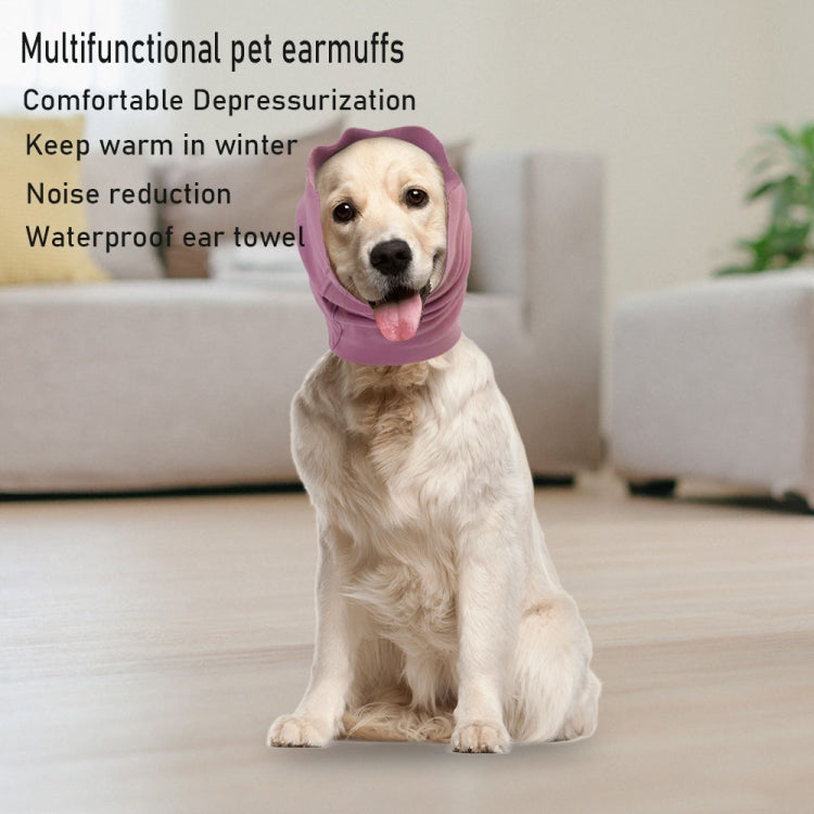 Pet Grooming Comfortable and Waterproof Earmuffs, Size: M(Black) - Caps by PMC Jewellery | Online Shopping South Africa | PMC Jewellery
