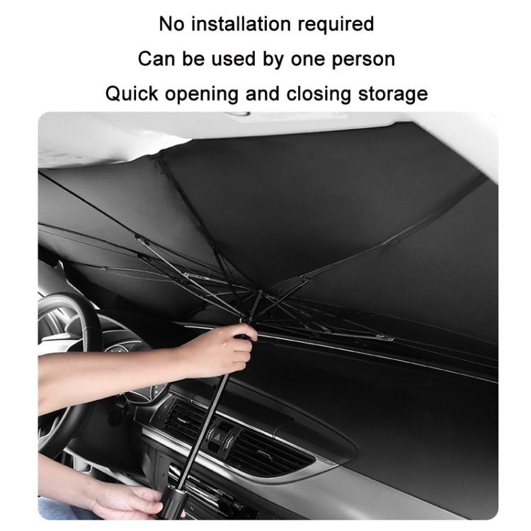 Car Windshield Telescopic Folding Thermal Insulation Parasol, Size: Silver Coated Large - free shipping - PMC TechLife - Order now!