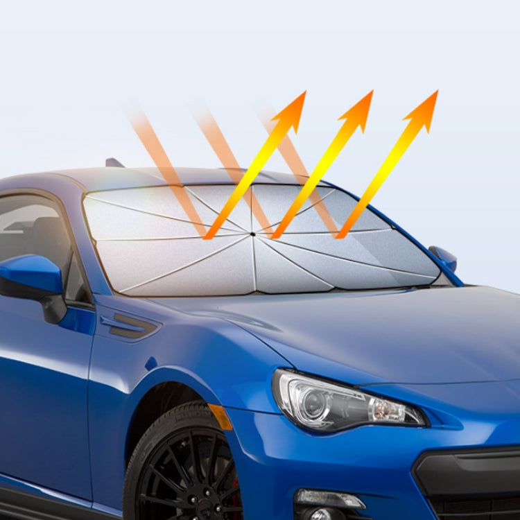 Car Windshield Telescopic Folding Thermal Insulation Parasol, Size: Silver Coated Large - free shipping - PMC TechLife - Order now!