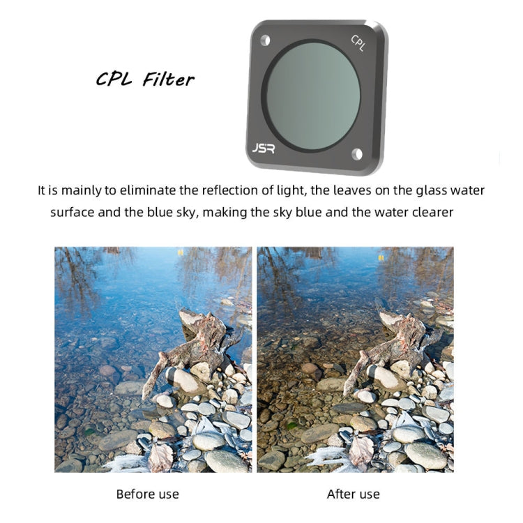 JUNESTAR Action Camera Filters For DJI Action 2,Style:  CPL - Lens Filter by JUNESTAR | Online Shopping South Africa | PMC Jewellery | Buy Now Pay Later Mobicred