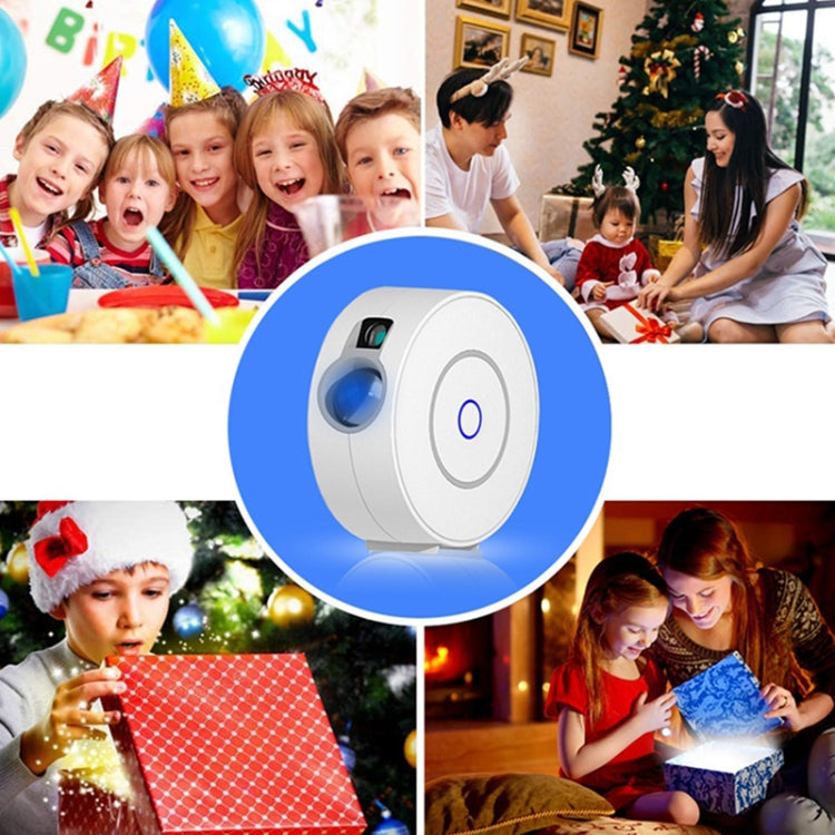 WiFi Graffiti Smart Circular Star Projection Light Home Theater Atmosphere Light(UK Plug) - free shipping - PMC TechLife - Order now!