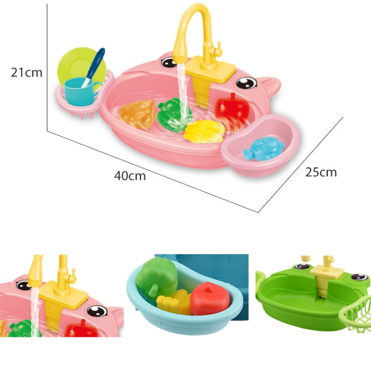 Children Kitchen Toys Electric Circulating Water Dishwasher, Color: Green - Pretend Play Toys by PMC Jewellery | Online Shopping South Africa | PMC Jewellery