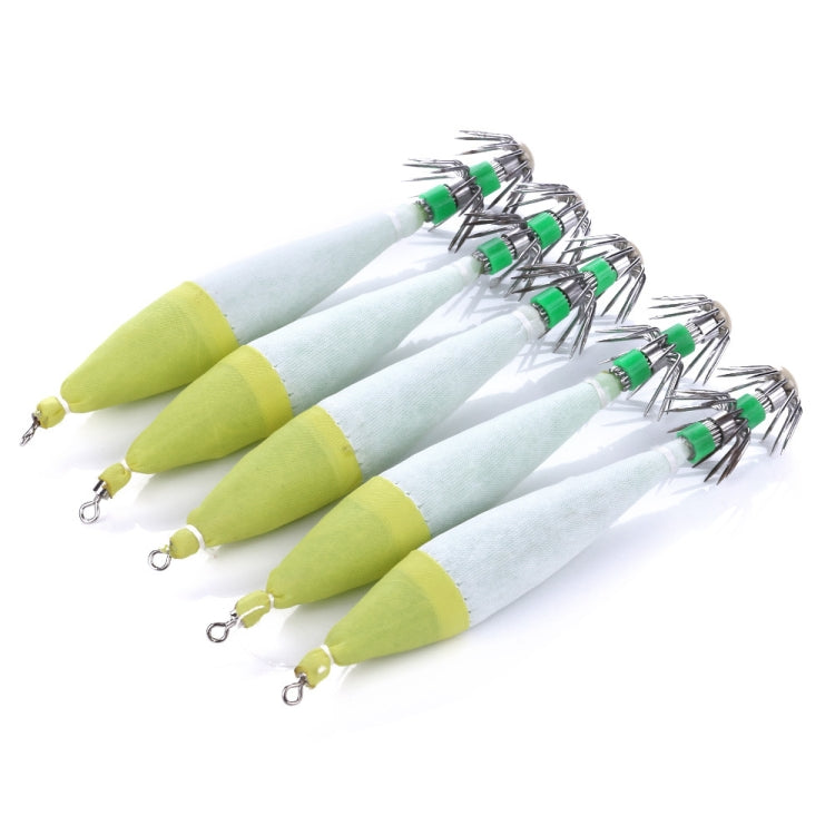 5 PCS / Bag HENGJIA SJ001 Luminous Explosion Squid Hook Deep Sea Fishing Fake Bait(3) - Fishing Hooks by HENGJIA | Online Shopping South Africa | PMC TechLife