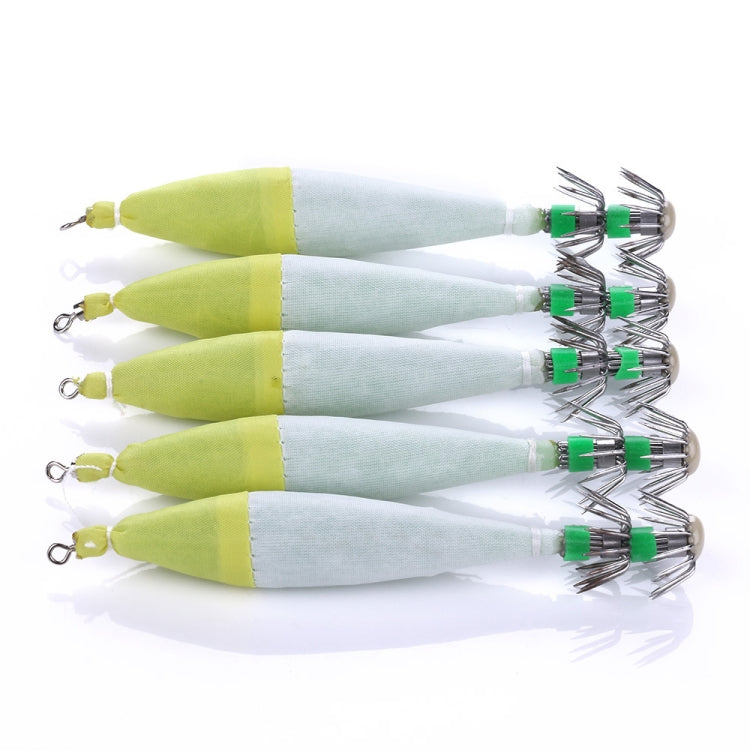 5 PCS / Bag HENGJIA SJ001 Luminous Explosion Squid Hook Deep Sea Fishing Fake Bait(3) - Fishing Hooks by HENGJIA | Online Shopping South Africa | PMC TechLife