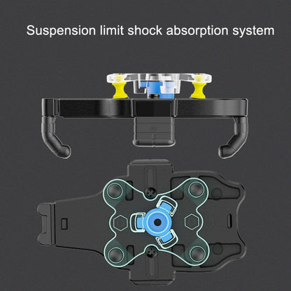 SMNU SM047 Motorcycle Shock Absorption Riding Anti-Shake Bracket(Rearview Mirror Installation) - Holder by SMNU | Online Shopping South Africa | PMC Jewellery | Buy Now Pay Later Mobicred