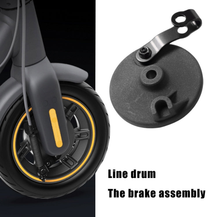 Electric Scooter Front Wheel Brake Stack Device For Ninebot MAX G30(Black) - Accessories & Parts by PMc TechLife | Online Shopping South Africa | PMc TechLife | Buy Now Pay Later Mobicred