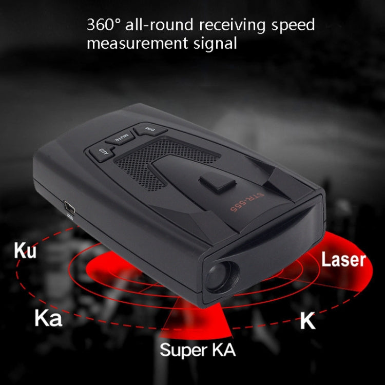 STR555 Electronic Dog Multi-language Voice Full-frequency Mobile Speed Early Warning Device - Radar Detectors by PMC Jewellery | Online Shopping South Africa | PMC Jewellery