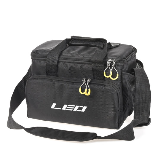 LEO 28048 Thickening Square Road Sub Bag Bait Wheel Fishing Gear Bag(Black) - Storage Boxes & Storage Bags by LEO | Online Shopping South Africa | PMC Jewellery | Buy Now Pay Later Mobicred