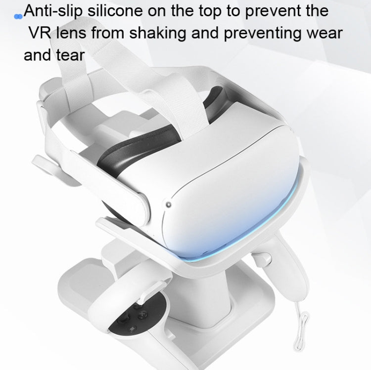 VR Stand Headset Display And Controller Holder Mount For Meta Quest 2(White) - free shipping - PMC TechLife - Order now!