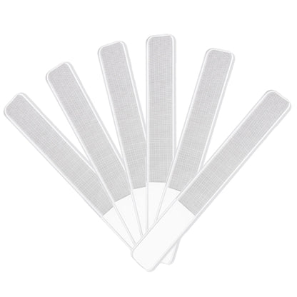 6 PCS Transparent Nano Glass Polished Nail File, Specification: Glass File Bulk - Grinding Tools & Accessories by PMC Jewellery | Online Shopping South Africa | PMC Jewellery | Buy Now Pay Later Mobicred