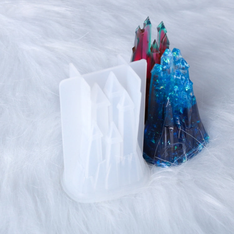 D581 DIY Crystal Drops 3D Castle Silicone Mold - Arts & Crafts by PMC Jewellery | Online Shopping South Africa | PMC Jewellery