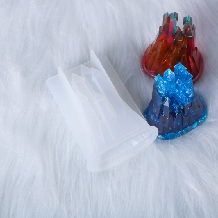 D581 DIY Crystal Drops 3D Castle Silicone Mold - Arts & Crafts by PMC TechLife | Online Shopping South Africa | PMC TechLife