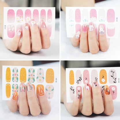 10 PCS 3D Hot Stamping Waterproof Nail Art Sticker(Z/A088) - Nail Stickers by PMC Jewellery | Online Shopping South Africa | PMC Jewellery | Buy Now Pay Later Mobicred