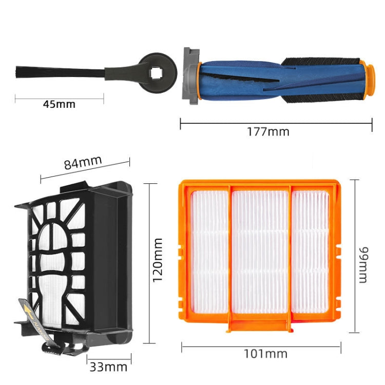 For Shark AI AV2501AE / AV2502AE Robot Vacuum Accessories Main Brush - For Shark Accessories by PMC Jewellery | Online Shopping South Africa | PMC Jewellery | Buy Now Pay Later Mobicred