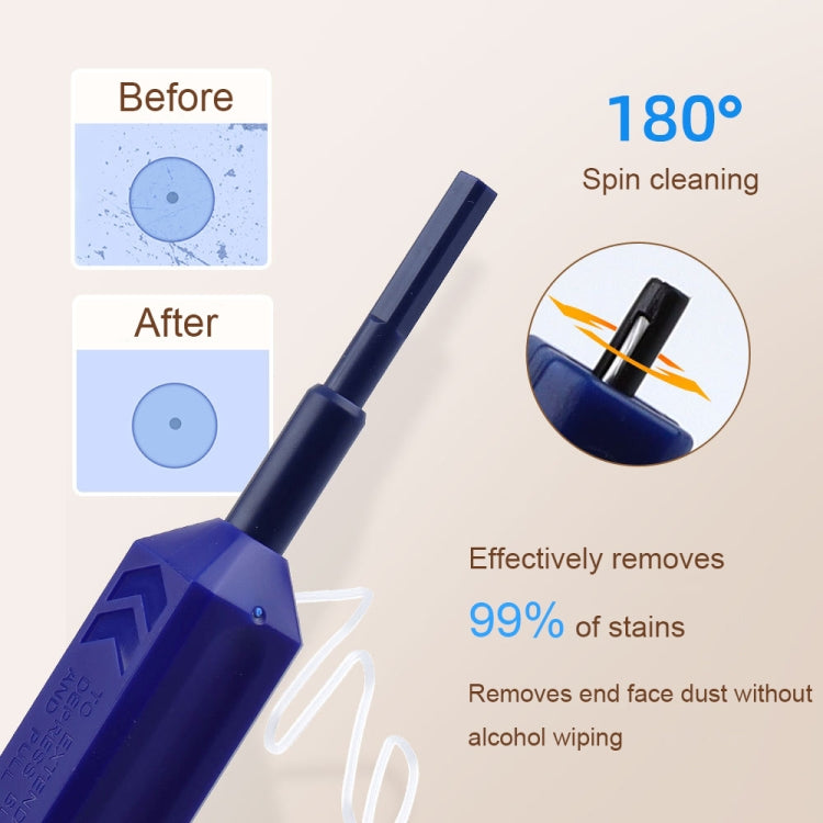 Press-type Fiber End Face Cleaning Pen Fiber Cleaner Tool - Lan Cable and Tools by PMc TechLife | Online Shopping South Africa | PMc TechLife | Buy Now Pay Later Mobicred