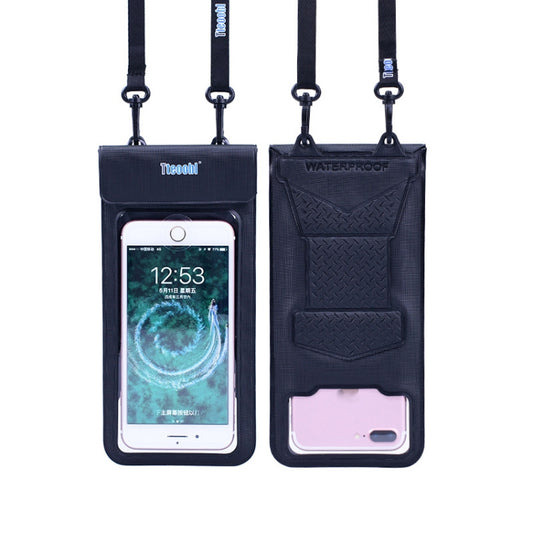 Tteoobl  30m Underwater Mobile Phone Waterproof Bag, Size: Large(Black) - Waterproof Bag by Tteoobl | Online Shopping South Africa | PMC Jewellery | Buy Now Pay Later Mobicred