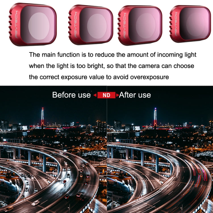 ND8+ND16+ND32+ND64 PGYTECH Filter Protecting Lens And Sensor For DJI Mini 3 Pro - free shipping - PMC TechLife - Order now!