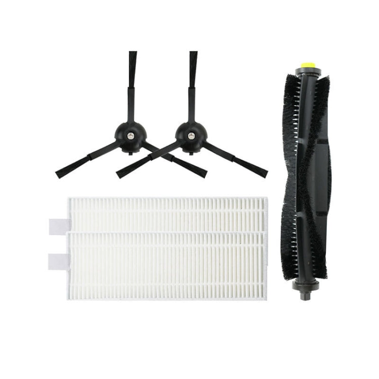 Main Brush +2 Filters+2 Side Brushes For 360 X100/X100 MAX Robot Vacuum Accessories - Other Accessories by PMC TechLife | Online Shopping South Africa | PMC TechLife