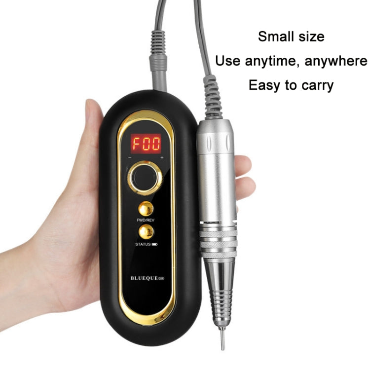BLUEQUE Plug-in Portable Nail Art Carbon Brush Grinder, Specification: EU Plug (White) - free shipping - PMC TechLife - Order now!