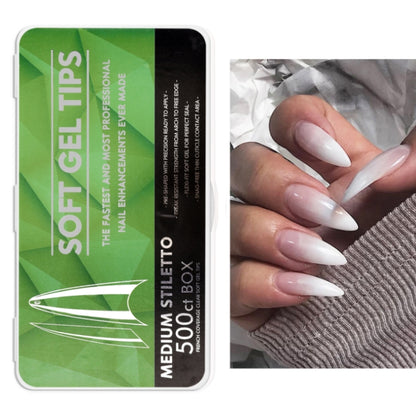 Scratch-free Ultra-thin Seamless Manicure Nail Plate, Shape: 08 Long Arc - Nail Stickers by PMC Jewellery | Online Shopping South Africa | PMC Jewellery | Buy Now Pay Later Mobicred