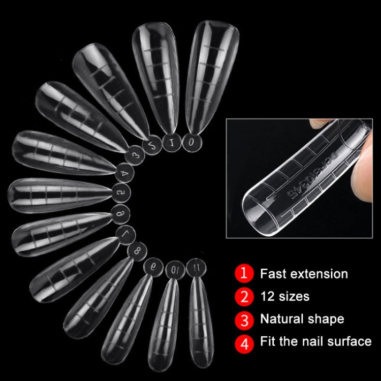 2 Boxes Nail Crystal Rapid Light Therapy Extension Nail Model, Shape: 120 PCS 06 - Nail Stickers by PMC Jewellery | Online Shopping South Africa | PMC Jewellery | Buy Now Pay Later Mobicred