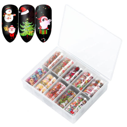 TZ0257 4x100cm Halloween Christmas Nail Art Starry Sticker Set without Nails(05) - Nail Stickers by PMC Jewellery | Online Shopping South Africa | PMC Jewellery | Buy Now Pay Later Mobicred