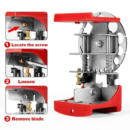 Stainless Steel Adjustable Handheld Quick Wire Stripper, Specification: Plastic Plate - Pliers by PMC Jewellery | Online Shopping South Africa | PMC Jewellery