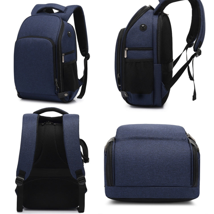 Cationic SLR Backpack Waterproof Photography Backpack with Headphone Cable Hole(Black) - Backpack by PMC TechLife | Online Shopping South Africa | PMC TechLife