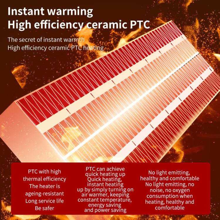 Household Fast Heating Shaking Head Electric Heater Thermostatic Heaters, Spec: EU Plug - Electric Heaters by PMC TechLife | Online Shopping South Africa | PMC TechLife | Buy Now Pay Later Mobicred