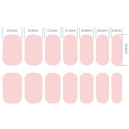 Nail Polish Film Bronzing Nail Stickers(ZX3484)(Bare film+A frustration) - Nail Stickers by PMC Jewellery | Online Shopping South Africa | PMC Jewellery | Buy Now Pay Later Mobicred