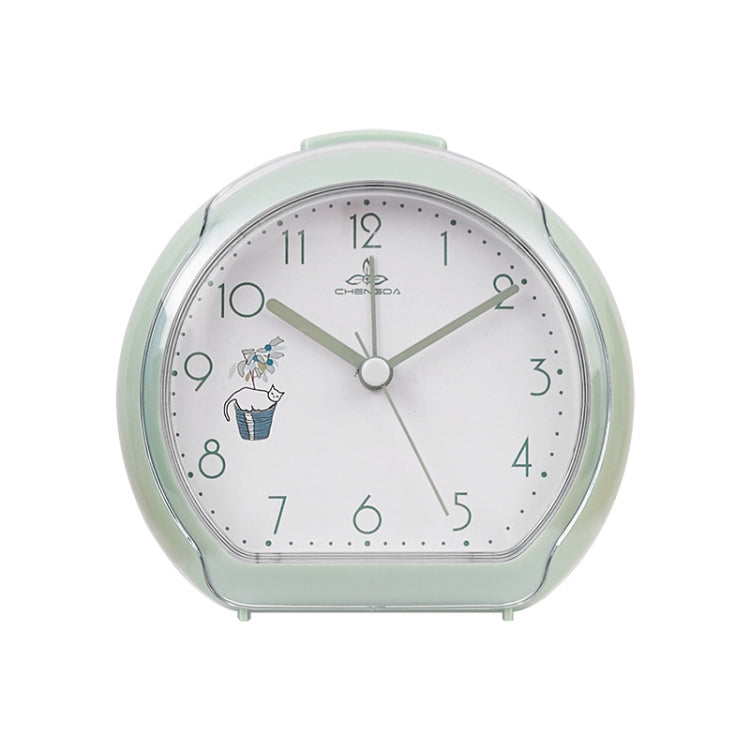 Cute Children Small Alarm Clock Bedside Night Light Clock(A306 Green) - Alarm Clocks by PMc TechLife | Online Shopping South Africa | PMc TechLife | Buy Now Pay Later Mobicred
