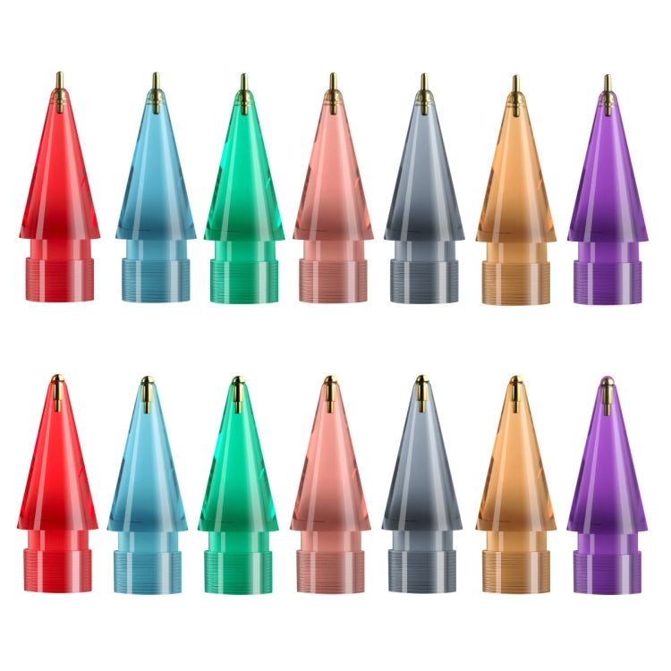 For Apple Pencil 1/2 2pcs Stylus Transparent Replacement Needle Nib, Spec: Extended (Red) - free shipping - PMc TechLife - Order now!