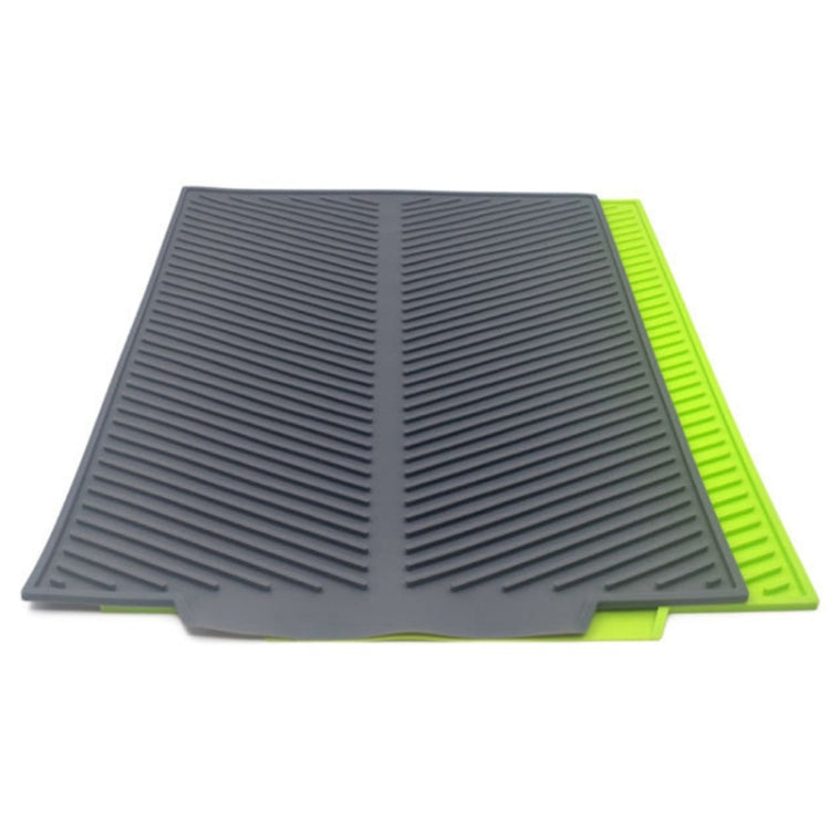 Silicone Drain Pad Kitchen Multifunctional Thermal Insulation Drying Pad(Grey) - Insulation by PMC TechLife | Online Shopping South Africa | PMC TechLife