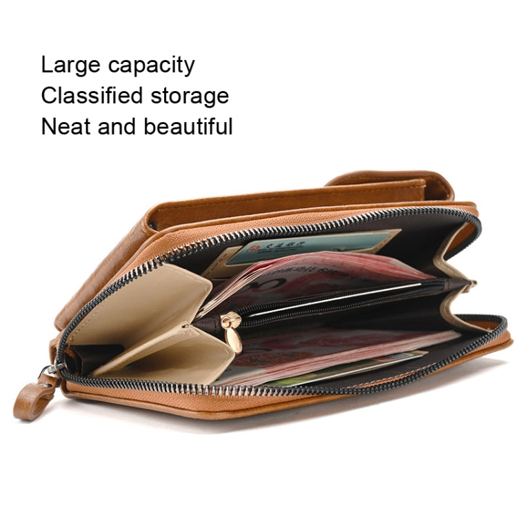 Lady Purse Shoulder Crossbody Bag Multi-functional Mobile Phone Bag(Black) - Single-shoulder Bags by PMC TechLife | Online Shopping South Africa | PMC TechLife | Buy Now Pay Later Mobicred