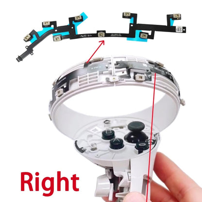 For Meta Quest 2 Locating Ring Flex Cable Left Without Light -  by PMC Jewellery | Online Shopping South Africa | PMC Jewellery | Buy Now Pay Later Mobicred