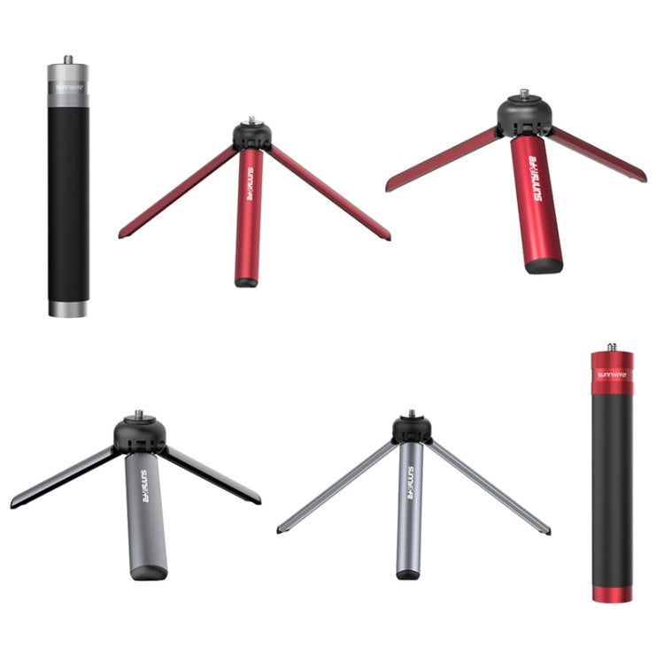 Sunnylife TY-Q9404 For GoPro11 / Insta360 X3 Pocket Desktop Tripod Stand Standard Edition (Red) - Portable Mini Tripod by Sunnylife | Online Shopping South Africa | PMC Jewellery | Buy Now Pay Later Mobicred