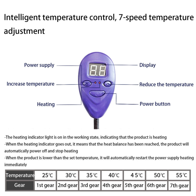 65x40cm Coffee 12V Low Voltage Multifunctional Warm Pet Heating Pad Pet Electric Blanket(AU Plug) - Pads by PMC TechLife | Online Shopping South Africa | PMC TechLife | Buy Now Pay Later Mobicred